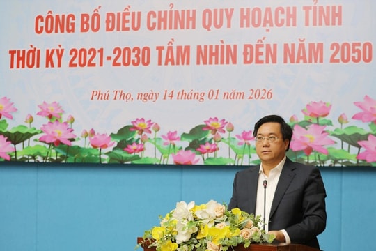 Phú Thọ công bố điều chỉnh quy hoạch đến năm 2030, tầm nhìn 2050