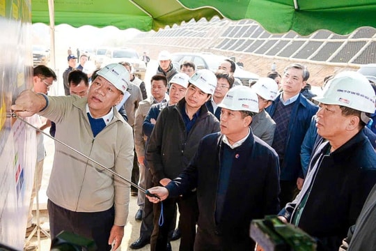 Bộ trưởng Bộ Xây dựng Trần Hồng Minh kiểm tra tiến độ thi công hai dự án cao tốc trọng điểm tại Lạng Sơn và Cao Bằng