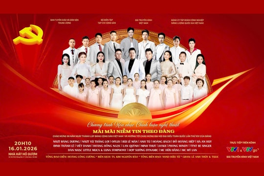 Hòa nhạc đặc biệt "Mãi mãi niềm tin theo Đảng"