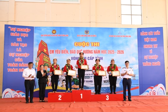 Lan tỏa tình yêu biển, đảo qua Cuộc thi “Em yêu biển, đảo quê hương”