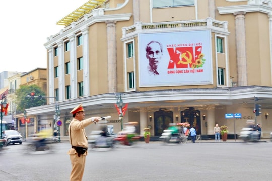 Hà Nội: Chi tiết các tuyến đường cấm, hạn chế phương tiện phục vụ Đại hội Đảng