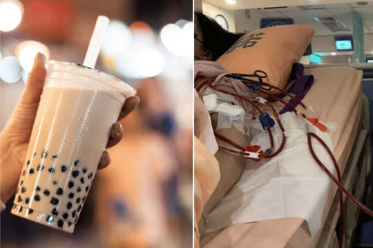 “Nạp” trà sữa hàng ngày, một phụ nữ trẻ phải chạy thận suốt đời