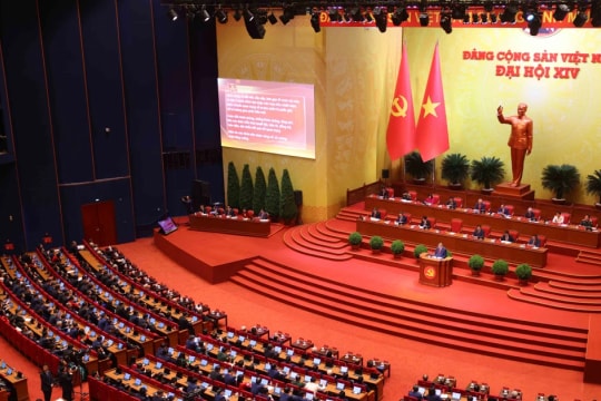 Press release on opening session of 14th National Party Congress