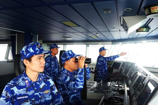 Vùng Cảnh sát biển 3: Nơi đầu sóng ngọn gió, niềm tin sắt son hướng về Đại hội XIV của Đảng