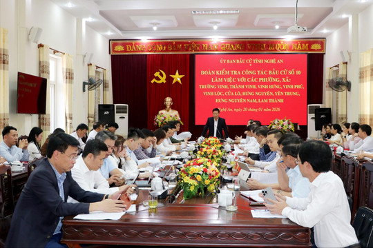 Nghệ An chủ động từ sớm, bảo đảm công tác bầu cử đúng tiến độ