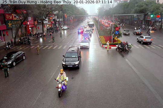 Hà Nội: Ứng dụng camera AI, giữ mạch giao thông thông suốt phục vụ Đại hội XIV