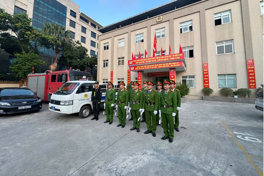 Đồn Công an Sân bay Quốc tế Nội Bài chủ động bảo đảm an ninh, trật tự tuyệt đối phục vụ Đại hội XIV của Đảng