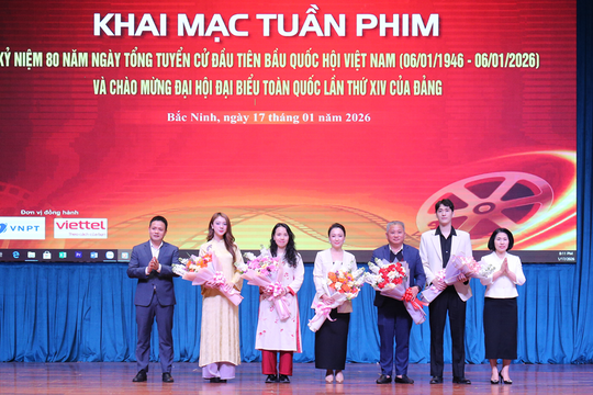 Khai mạc Tuần phim kỷ niệm 80 năm Ngày Tổng tuyển cử đầu tiên và chào mừng Đại hội XIV của Đảng