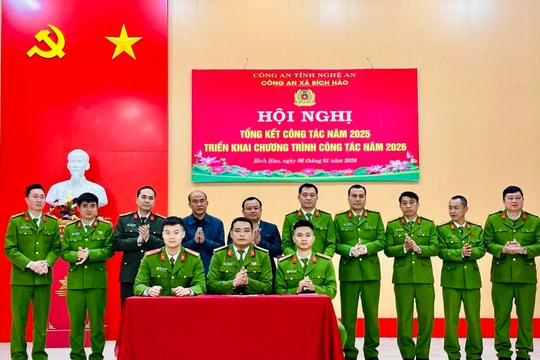 Công an xã Bích Hào (Nghệ An): Lấy niềm tin của Nhân dân làm thước đo hiệu quả