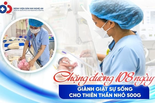 Em bé sinh non 500 gram và hành trình 108 ngày giành lại sự sống