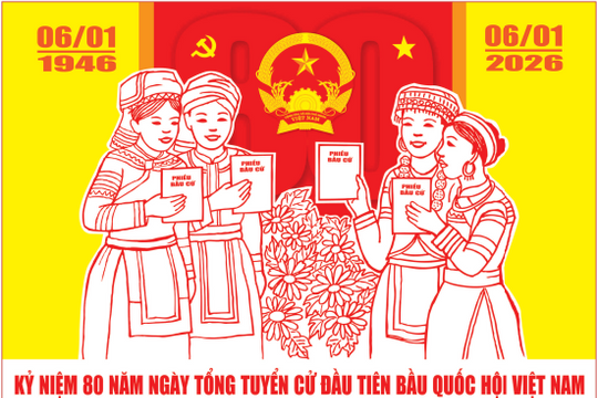Lễ hội Đường sách Tết Bính Ngọ: Triển lãm tư liệu, hình ảnh kỷ niệm 80 năm Ngày Tổng tuyển cử đầu tiên