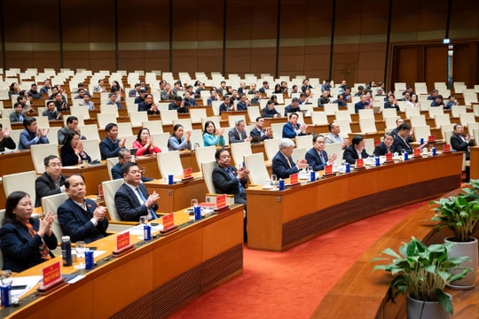 Chủ tịch Quốc hội Trần Thanh Mẫn chủ trì hội nghị thông báo nhanh kết quả Đại hội XIV của Đảng