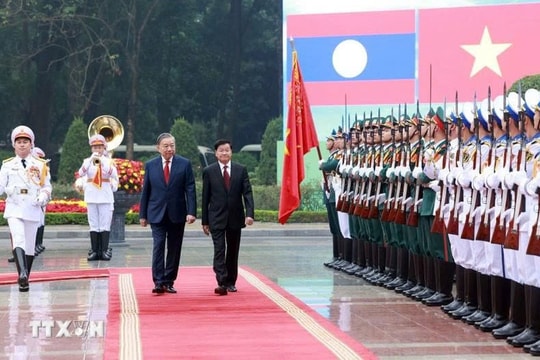 Hai Đảng, hai Nhà nước Việt Nam - Lào tiếp tục tăng cường đoàn kết, gắn bó