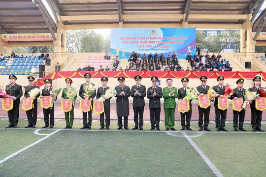Khai mạc vòng chung kết Hội thao kỷ niệm 80 năm Ngày truyền thống lực lượng Tham mưu Công an nhân dân