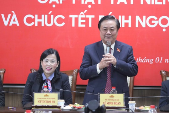 Phó Chủ tịch Quốc hội Lê Minh Hoan dự gặp mặt của Ủy ban Khoa học, Công nghệ và Môi trường
