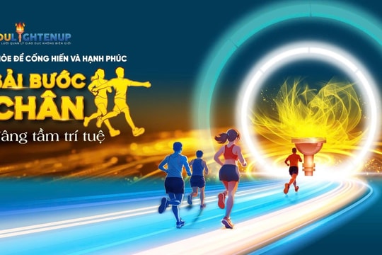 Phát động giải chạy online dành cho nhà quản lý giáo dục toàn quốc: “Sải bước chân – Nâng tầm trí tuệ”