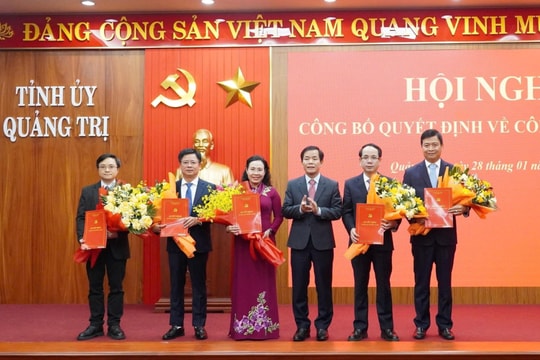 Quảng Trị điều động, chỉ định nhiều cán bộ giữ các chức vụ chủ chốt