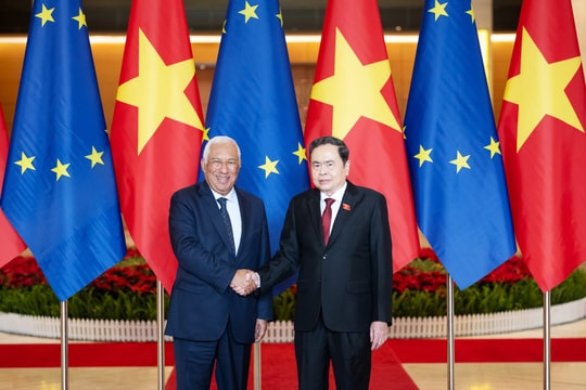 Chủ tịch Quốc hội Trần Thanh Mẫn hội kiến Chủ tịch Hội đồng châu Âu