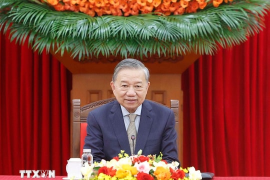 Tổng Bí thư Tô Lâm điện đàm với Tổng thống Hàn Quốc Lee Jae Myung