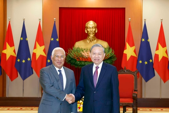 Tổng Bí thư Tô Lâm tiếp Chủ tịch Hội đồng châu Âu António Costa