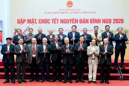 Phó Chủ tịch Quốc hội, Thượng tướng Trần Quang Phương dự Gặp mặt, chúc Tết Bính Ngọ 2026 của Ủy ban Quốc phòng, An ninh và Đối ngoại