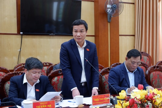 Ủy ban Văn hóa và Xã hội khảo sát hoạt động tín ngưỡng, tôn giáo tại Thanh Hóa