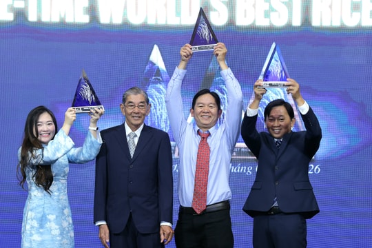 Gạo ST 25 nhận cúp "Gạo ngon nhất thế giới" lần thứ 3