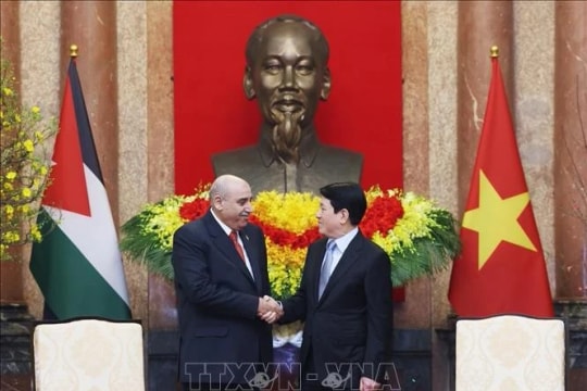 State President welcomes Jordanian Speaker
