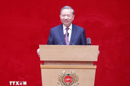 Tổng Bí thư Tô Lâm gặp mặt cán bộ Công an cao cấp nhân dịp Tết Nguyên đán 2026