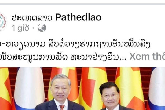 Lao media highlight historic significance of Vietnamese Party chief's visit