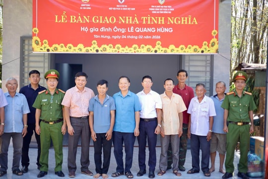 VFRA bàn giao nhà tình nghĩa cho các hộ nghèo tại xã Tân Hưng, tỉnh Đồng Nai