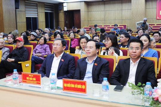 Hội nghị lấy ý kiến cử tri nơi cư trú đối với người ứng cử đại biểu Quốc hội Khóa XVI