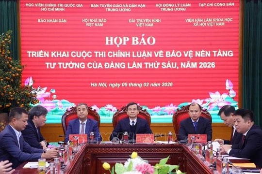 Phát động Cuộc thi chính luận về bảo vệ nền tảng tư tưởng của Đảng lần thứ Sáu, năm 2026