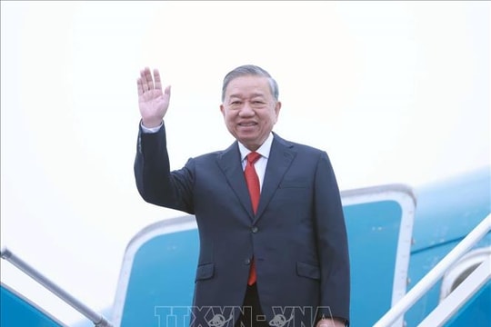 Tổng Bí thư Tô Lâm lên đường thăm cấp Nhà nước tới Lào