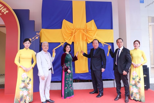 Không gian trưng bày, livestream Sức sống hàng Việt