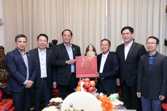 Phó Chủ tịch Quốc hội Trần Quang Phương thăm, chúc Tết nguyên lãnh đạo Đảng, Nhà nước