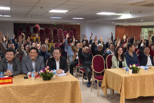 Cử tri nơi cư trú tín nhiệm giới thiệu đồng chí Trần Văn Thắng ứng cử đại biểu Quốc hội khóa XVI