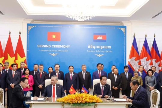 Joint statement on occasion of Vietnamese Party chief's state visit to Cambodia