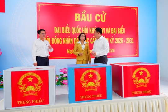 TP. Hồ Chí Minh: Bầu cử sớm trên biển và nhà giàn DK1 vào mùng 10 Tết Bính Ngọ