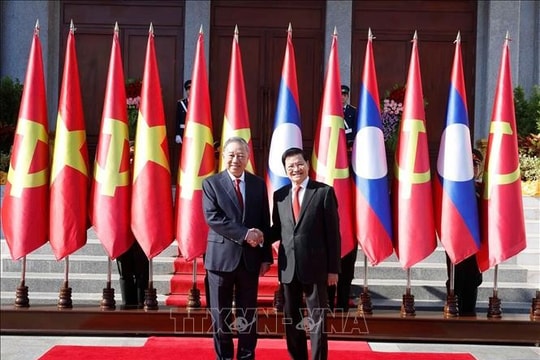 Party General Secretary To Lam concludes successful state visit to Laos