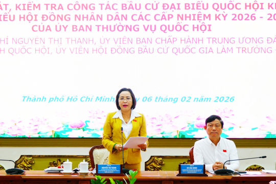 Phó QQ88k Game Bài QQ8886 Khuyến Mãi Nguyễn Thị Thanh giám sát, kiểm tra công tác bầu cử tại TP. Hồ Chí Minh