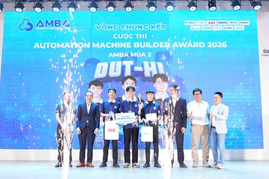 Đại học Bách Khoa - Đại học Đà Nẵng đạt Giải Nhất Automation Machine Builder Award mùa 2