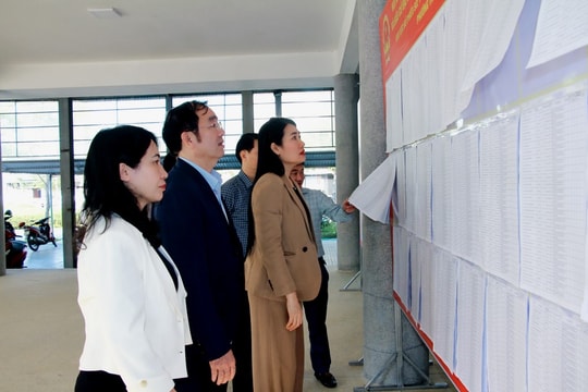 Hà Tĩnh tiến hành kiểm tra, giám sát công tác chuẩn bị bầu cử tại các xã, phường