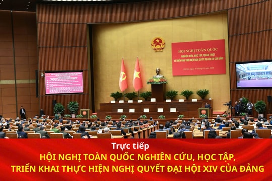 TƯỜNG THUẬT: Hội nghị toàn quốc quán triệt và triển khai Nghị quyết Đại hội XIV của Đảng (chiều 7/2)