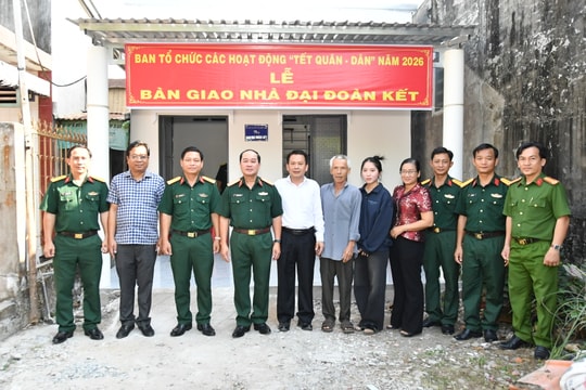 "Tết Quân – Dân mang đến gia đình tôi căn nhà mới, khang trang đón Tết"