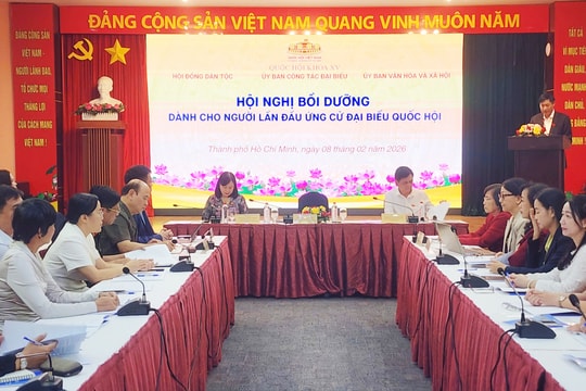 Hội nghị bồi dưỡng dành cho người lần đầu ứng cử đại biểu Quốc hội
