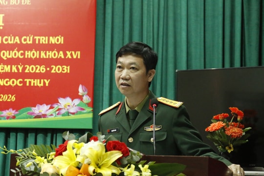 100% cử tri nơi cư trú tín nhiệm Phó Cục trưởng Cục Pháp chế Bộ Quốc phòng, Đại tá Phạm Đức Hoài ứng cử đại biểu Quốc hội Khóa XVI
