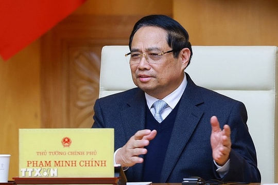 Thủ tướng Phạm Minh Chính tiếp Đại sứ Trung Quốc tại Việt Nam Hà Vĩ