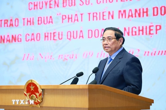 Thủ tướng Phạm Minh Chính: Số hóa tạo đà - xanh hóa lan tỏa - doanh nghiệp bứt phá - đất nước vươn xa
