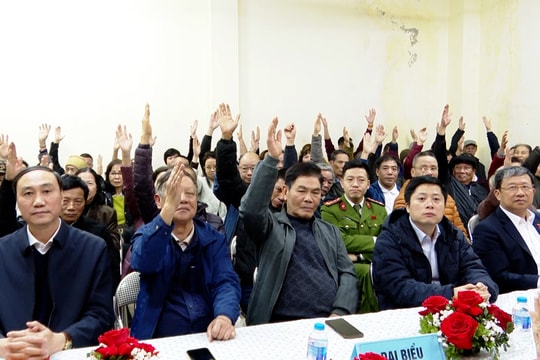 Phường Thanh Xuân: Lấy ý kiến cử tri nơi cư trú với người ứng cử đại biểu Quốc hội